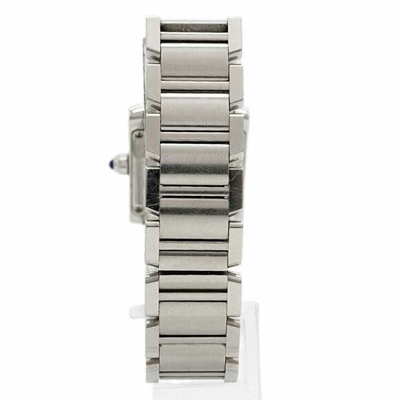 Cartier Tank Française SM W4TA0008 Ivory Dial Women's Watch - Picture 8 of 10